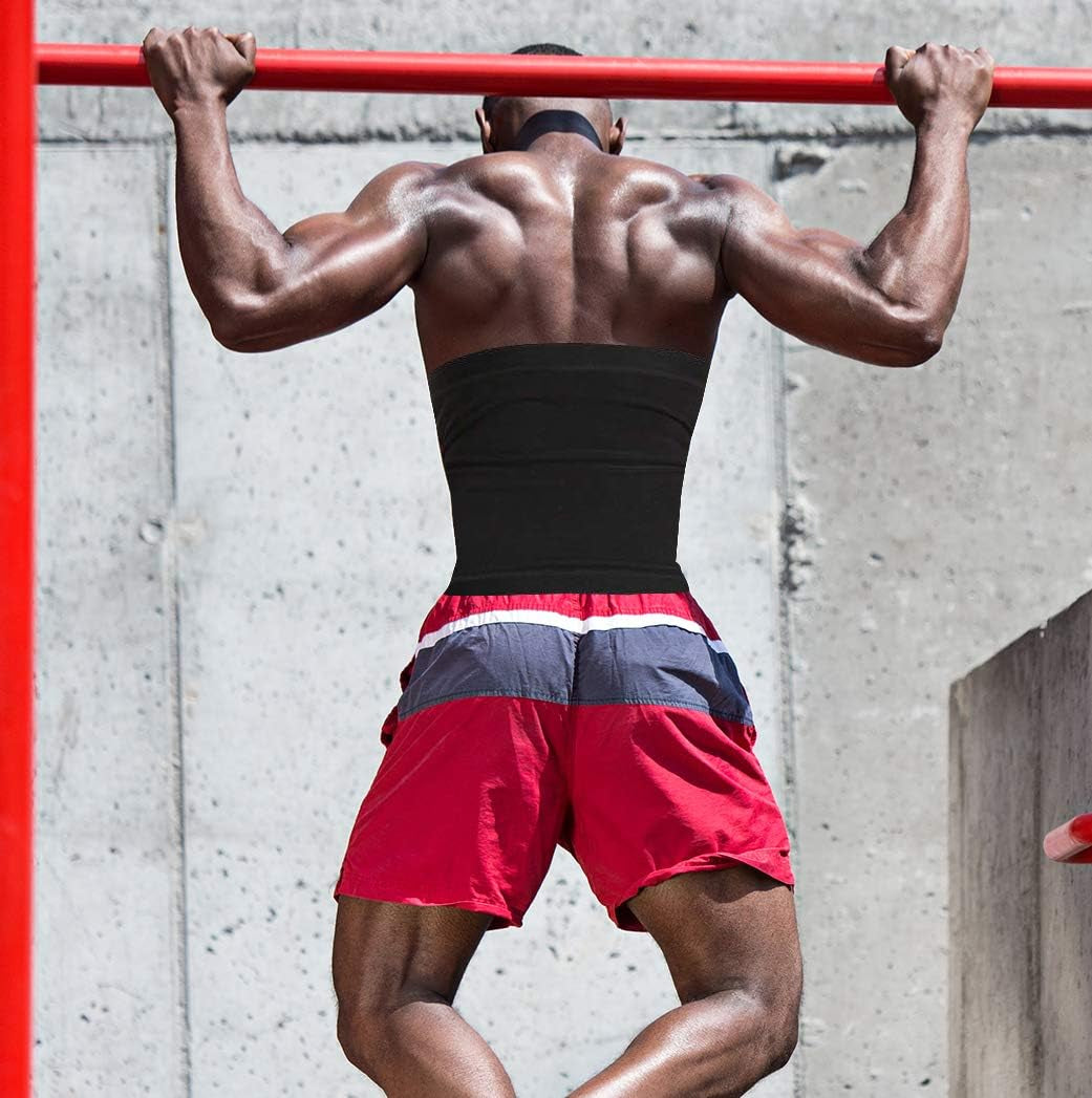 Elevate Your Fitness Game with Our Silver Sauna Belt Waist Trimmer for Men – Maximize Sweat and Shape Your Core!