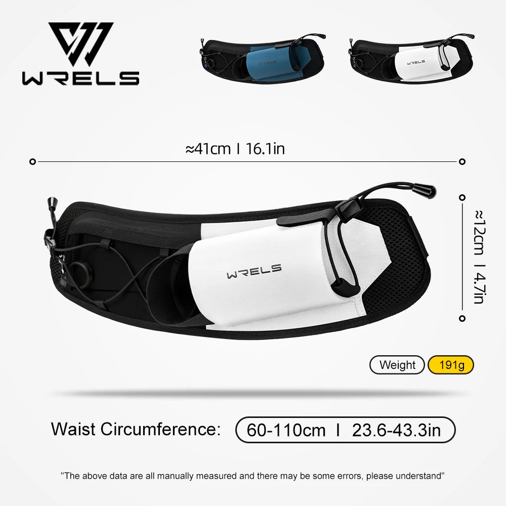 Ultimate Marathon Running Waist Bag - Dual Pocket Fanny Pack for Phone and Water Bottle - Unisex Fitness Gear