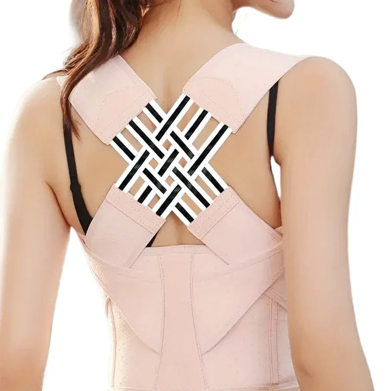 Enhance Your Posture with Our Adjustable Posture Corrector for Men and Women - Optimal Support for Middle and Upper Spine Alignment