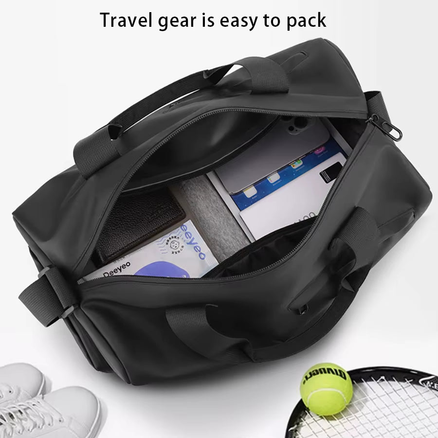 Versatile Large Capacity Sports Bag for Men and Women - Perfect for Fitness, Swimming, and Short Trips - Dry and Wet Separation Design - Stylish and Durable Travel Duffle Bag