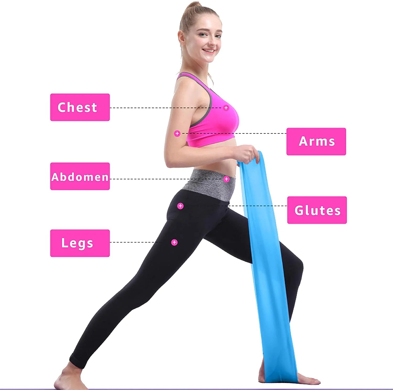 Elevate Your Fitness Journey with Our Versatile Resistance Bands Set for Recovery, Yoga, and Strength Training