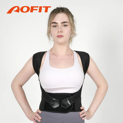 Enhance Your Posture with Our Adjustable Posture Corrector for Men and Women - Optimal Support for Middle and Upper Spine Alignment