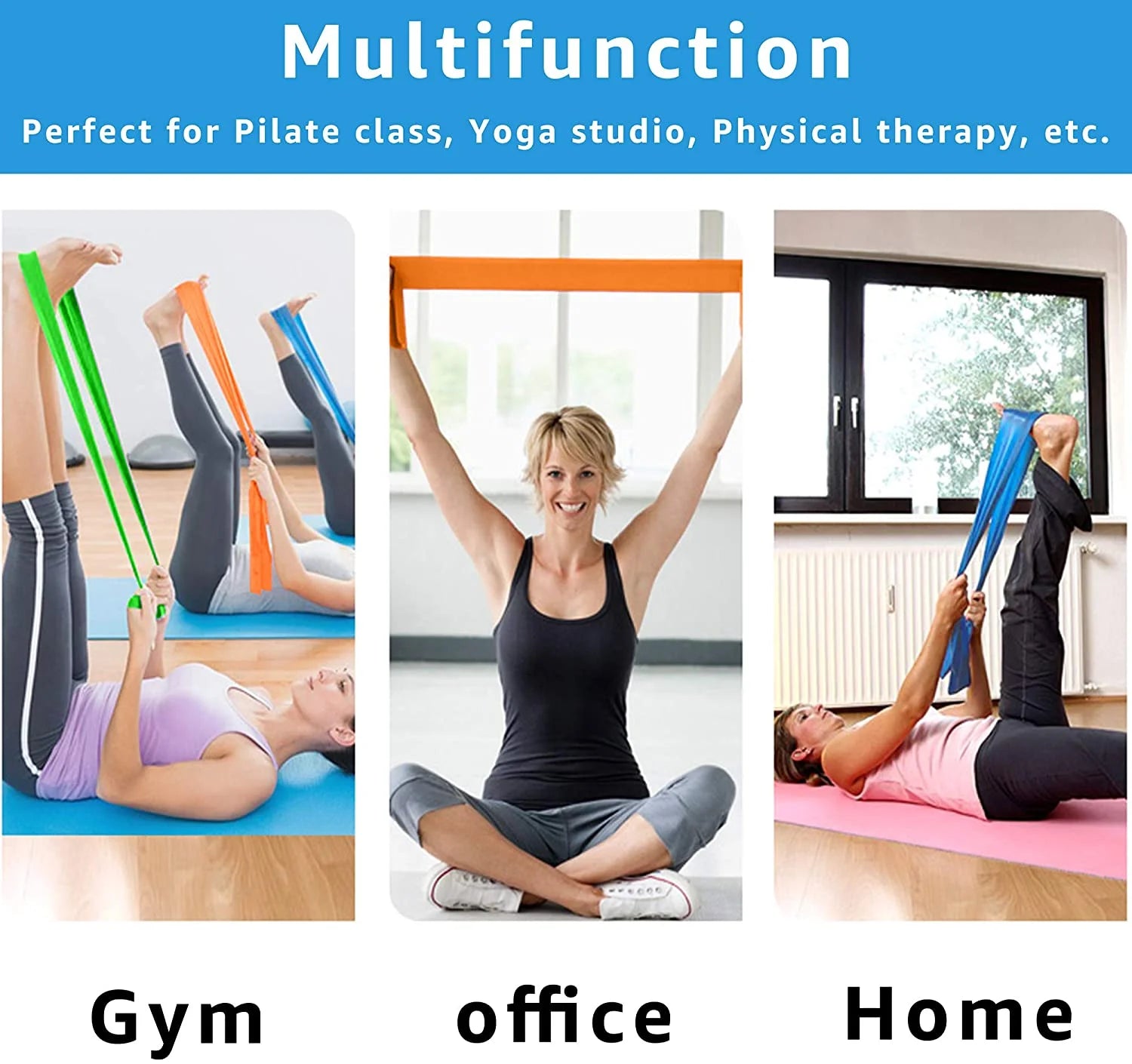 Elevate Your Fitness Journey with Our Versatile Resistance Bands Set for Recovery, Yoga, and Strength Training